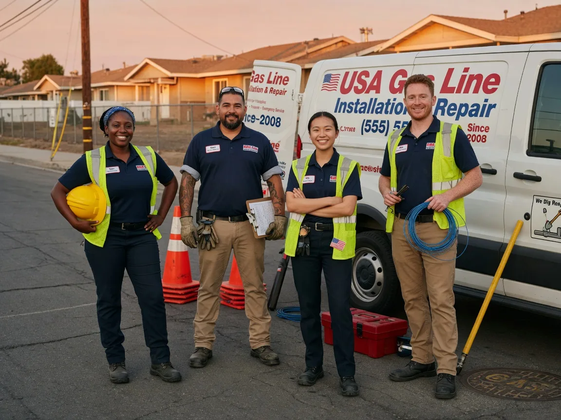 Gas Line Installation company in Auburn, PA